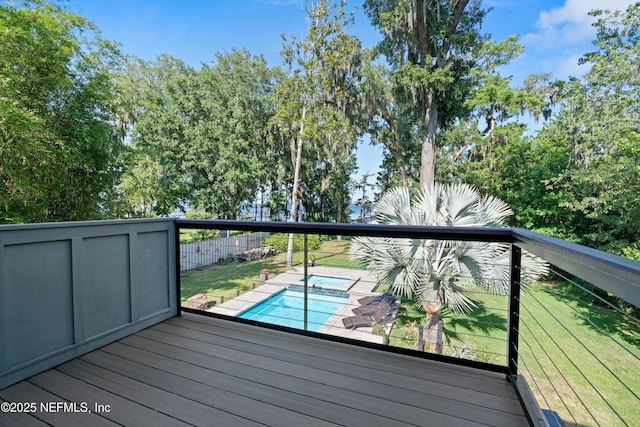182 N Ridge Dr, Fleming Island, FL 32003 - view of wooden terrace