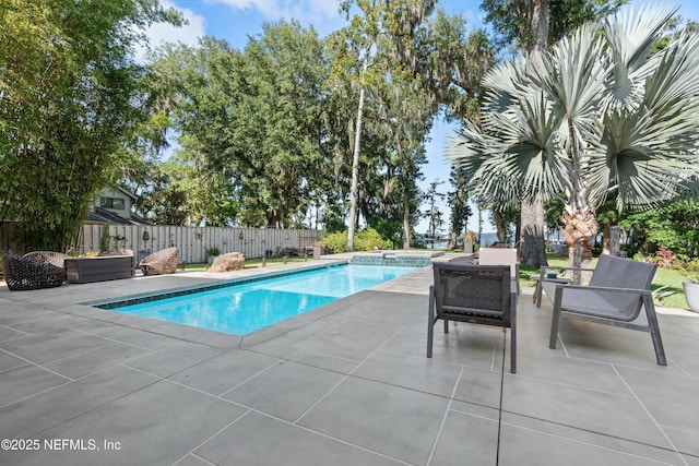 182 N Ridge Dr, Fleming Island, FL 32003 - view of pool with a patio and fence