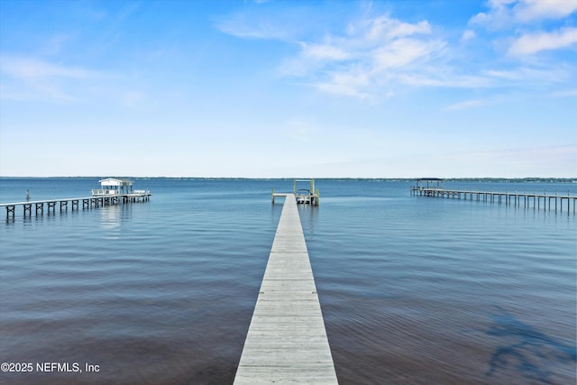 182 N Ridge Dr, Fleming Island, FL 32003 - dock area featuring a water view