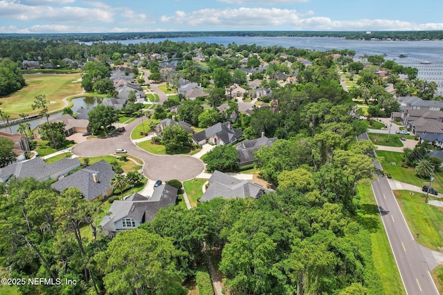 1700 Eagle Watch Dr, Fleming Island, FL 32003 - aerial view of property and surrounding area with nearby suburban area and a large body of water