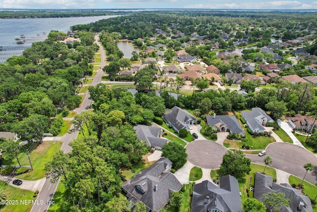 1700 Eagle Watch Dr, Fleming Island, FL 32003 - aerial view of residential area featuring a large body of water