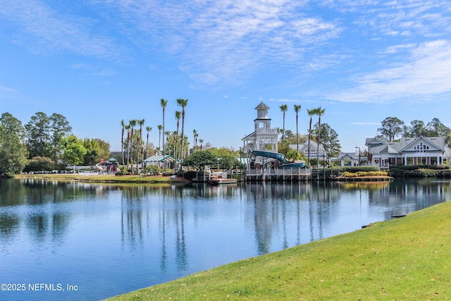 1700 Eagle Watch Dr, Fleming Island, FL 32003 - water view with nearby suburban area