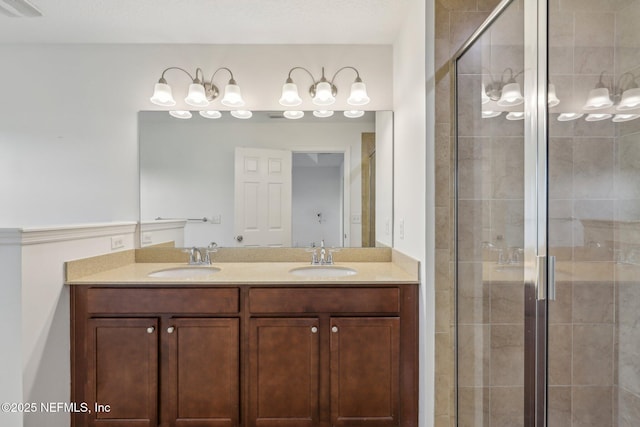 168 Nelson Ln, Saint Johns, FL 32259 - full bath with a shower stall and double vanity