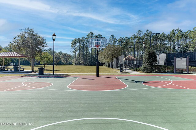 168 Nelson Ln, Saint Johns, FL 32259 - view of sport court with community basketball court and a gazebo