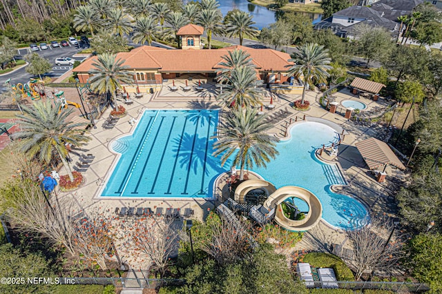 168 Nelson Ln, Saint Johns, FL 32259 - aerial view of a pool