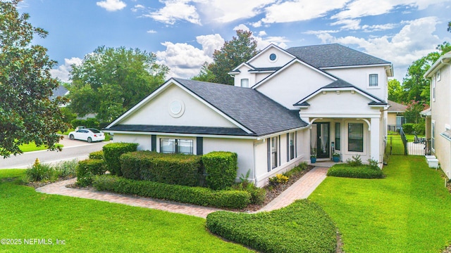 1800 Rear Admiral Ln, Saint Johns, FL 32259 - traditional home featuring stucco siding and a shingled roof