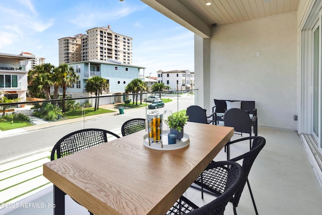 114 12th Ave S Unit 102, Jacksonville Beach, FL 32250 - balcony featuring outdoor dining space