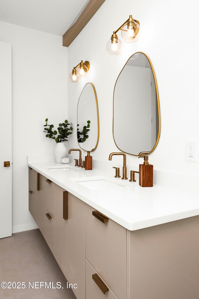 114 12th Ave S Unit 102, Jacksonville Beach, FL 32250 - bathroom featuring double vanity