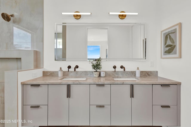 114 12th Ave S Unit 102, Jacksonville Beach, FL 32250 - bathroom with double vanity