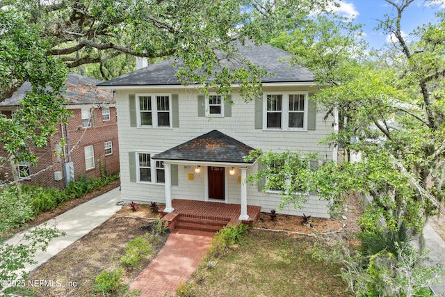 3577 Valencia Rd, Jacksonville, FL 32205 - view of front facade featuring roof with shingles