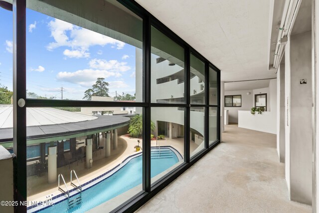 1071 Edgewood Ave S Unit 206, Jacksonville, FL 32205 - balcony featuring view of pool area