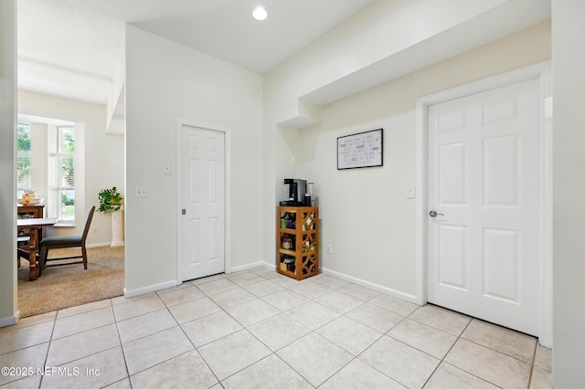 364 Maplewood Dr, Saint Johns, FL 32259 - entrance foyer featuring light tile patterned floors, baseboards, and recessed lighting