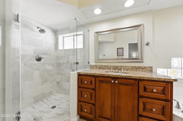 364 Maplewood Dr, Saint Johns, FL 32259 - bathroom with a stall shower and vanity