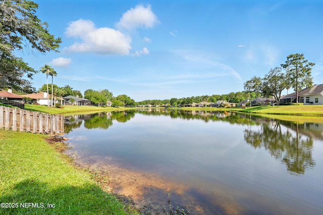 364 Maplewood Dr, Saint Johns, FL 32259 - water view featuring fence and nearby suburban area