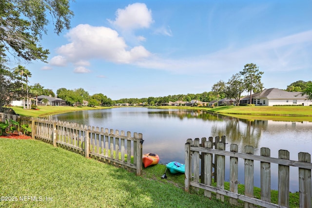364 Maplewood Dr, Saint Johns, FL 32259 - water view featuring fence