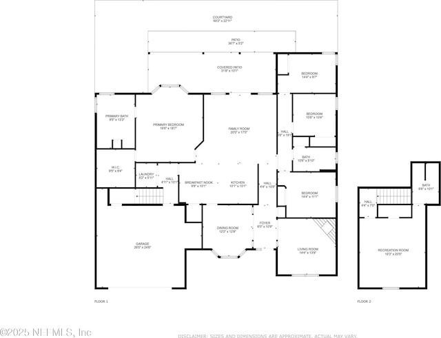 364 Maplewood Dr, Saint Johns, FL 32259 - home floor plan
