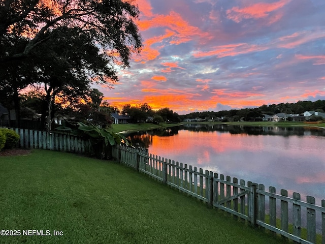 364 Maplewood Dr, Saint Johns, FL 32259 - water view featuring a fenced backyard