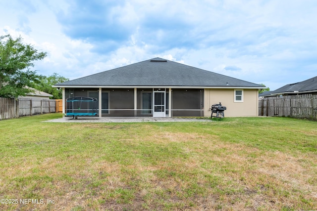 2443 Royal Pointe Dr, Green Cove Springs, FL 32043 - back of property featuring a sunroom and roof with shingles
