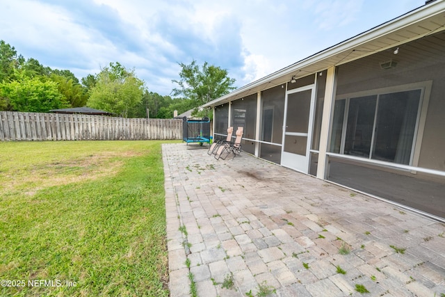2443 Royal Pointe Dr, Green Cove Springs, FL 32043 - view of yard featuring a patio area and a sunroom