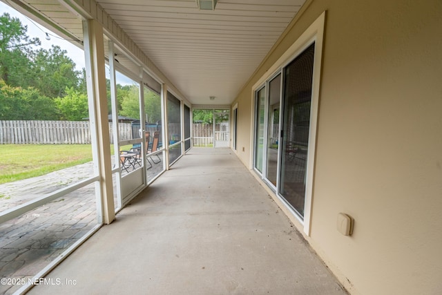 2443 Royal Pointe Dr, Green Cove Springs, FL 32043 - view of unfurnished sunroom