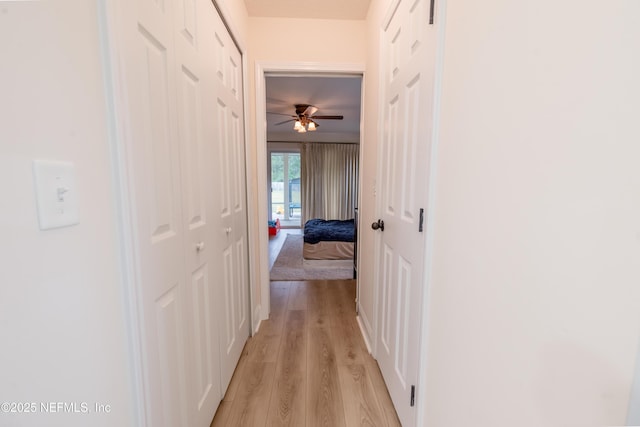 2443 Royal Pointe Dr, Green Cove Springs, FL 32043 - hall featuring light wood-type flooring
