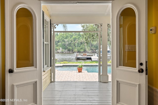 195 S Roscoe Blvd, Ponte Vedra Beach, FL 32082 - doorway featuring a water view and arched walkways