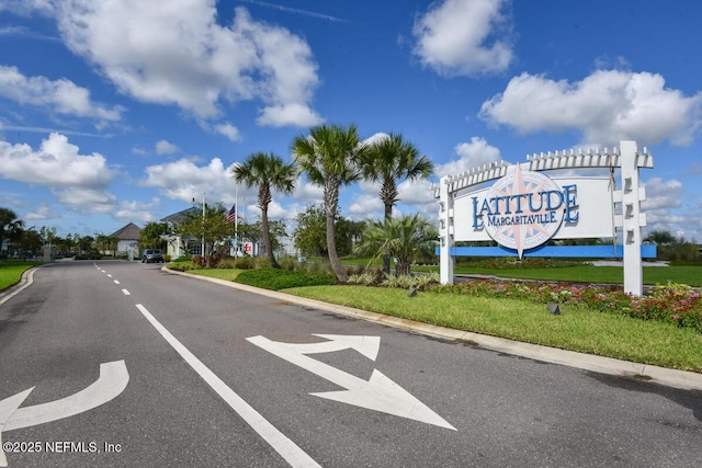 836 Margaritaville Ave, Daytona Beach, FL 32124 - view of asphalt road with curbs and street lights