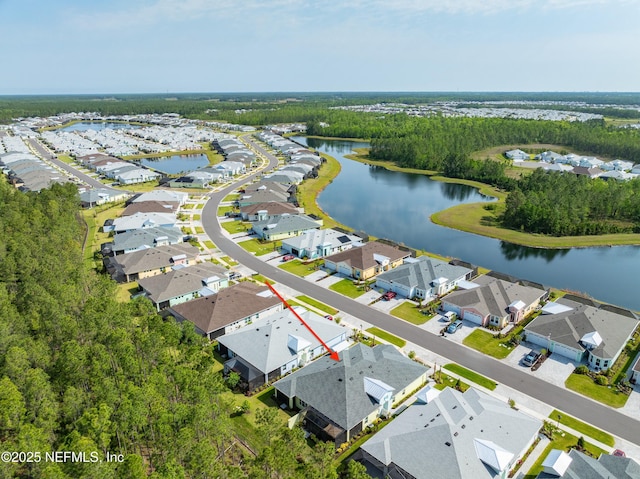 836 Margaritaville Ave, Daytona Beach, FL 32124 - aerial perspective of suburban area with a nearby body of water