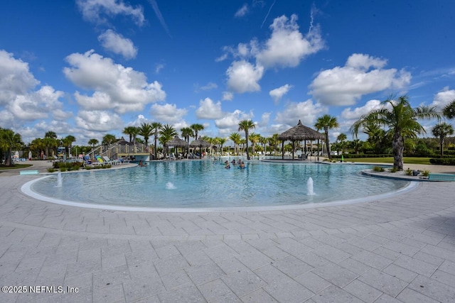 836 Margaritaville Ave, Daytona Beach, FL 32124 - view of pool featuring a gazebo