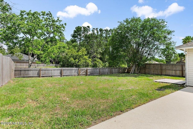 view of yard
