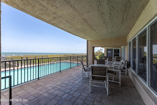 3350 S Fletcher Ave Unit D5, Fernandina Beach, FL 32034 - view of patio with a water view