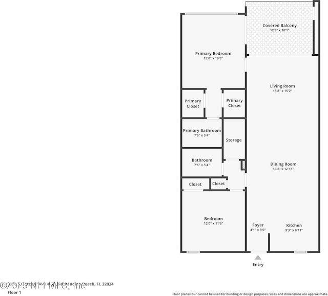 3350 S Fletcher Ave Unit D5, Fernandina Beach, FL 32034 - property floor plan