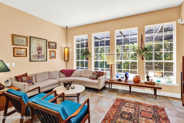 445 W Mill Chase Ct, Ponte Vedra Beach, FL 32082 - living area with baseboards