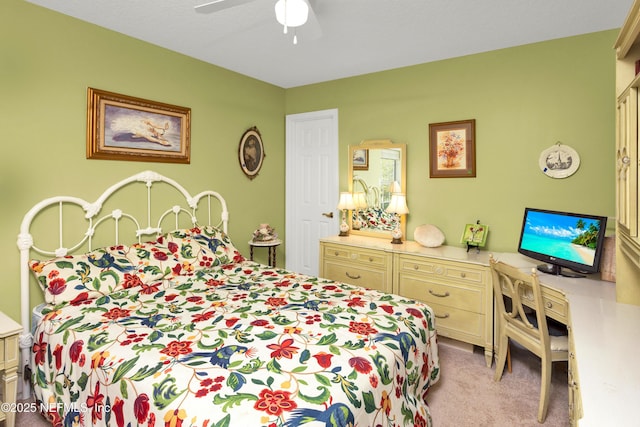 445 W Mill Chase Ct, Ponte Vedra Beach, FL 32082 - bedroom featuring light carpet and a ceiling fan