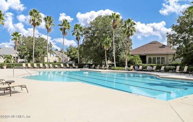 445 W Mill Chase Ct, Ponte Vedra Beach, FL 32082 - community pool with a patio area