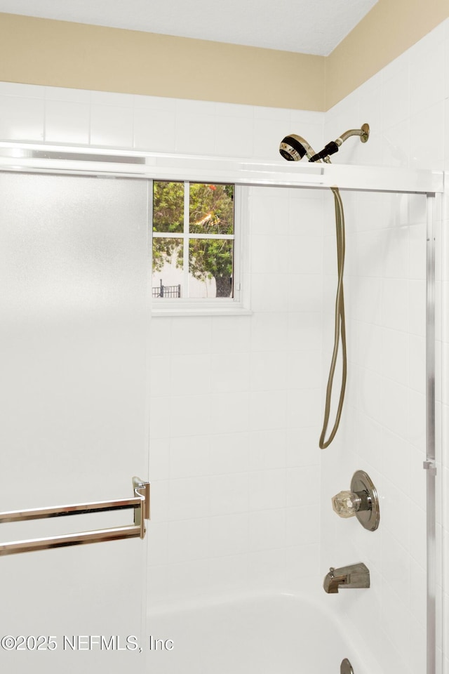 445 W Mill Chase Ct, Ponte Vedra Beach, FL 32082 - bathroom featuring combined bath / shower with glass door