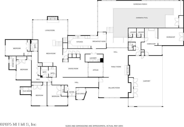 7868 Woodsdale Ln, Jacksonville, FL 32256 - floor plan / room layout