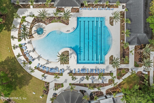 7868 Woodsdale Ln, Jacksonville, FL 32256 - aerial view of a pool