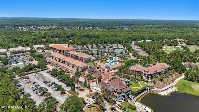 200 Paseo Terraza Unit 203, Saint Augustine, FL 32095 - view of property location with a forest, a nearby body of water, and a local golf course