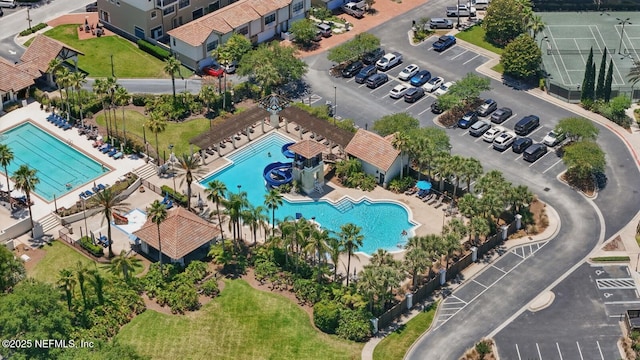200 Paseo Terraza Unit 203, Saint Augustine, FL 32095 - drone / aerial view of a pool area