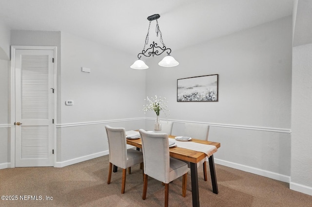200 Paseo Terraza Unit 203, Saint Augustine, FL 32095 - dining space featuring carpet flooring and baseboards