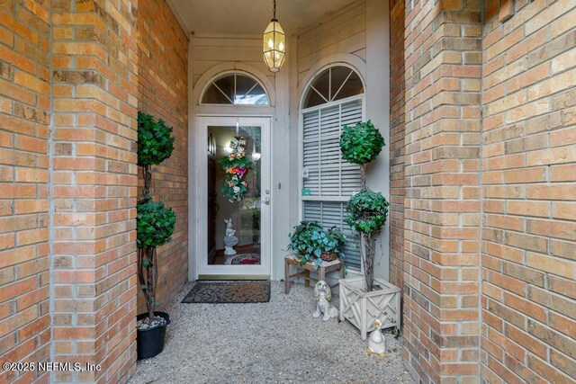 3041 Marrano Dr, Orange Park, FL 32073 - view of exterior entry with brick siding