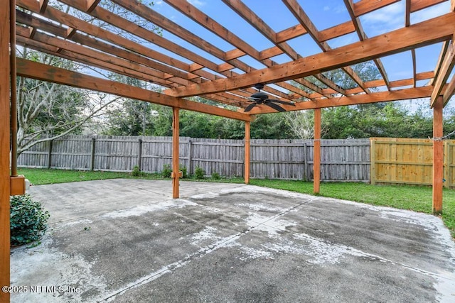 3041 Marrano Dr, Orange Park, FL 32073 - view of patio with a pergola