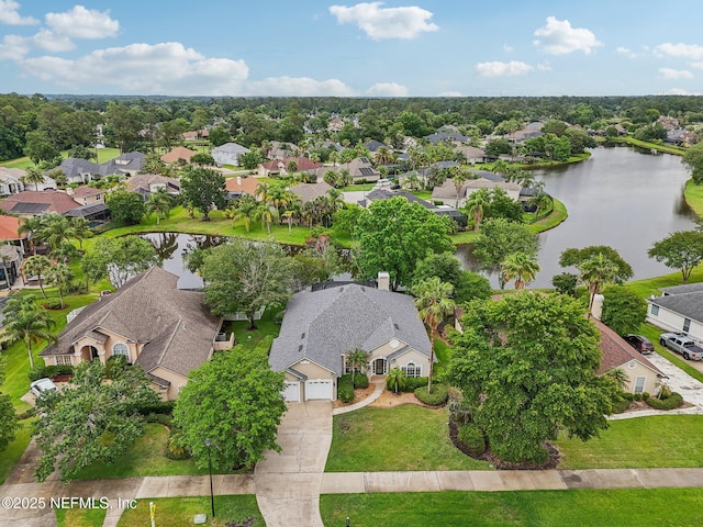 2260 Harbor Lake Dr, Fleming Island, FL 32003 - aerial perspective of suburban area with a nearby body of water