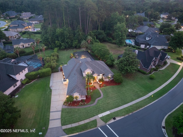 389 Summerset Dr, Saint Johns, FL 32259 - aerial perspective of suburban area with a forest