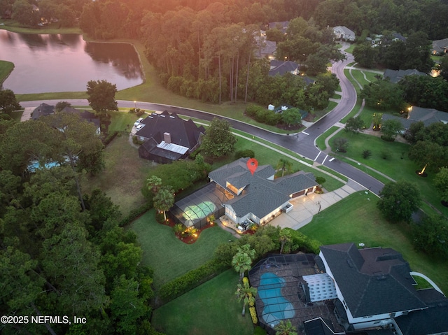 389 Summerset Dr, Saint Johns, FL 32259 - bird's eye view of a nearby body of water and a heavily wooded area