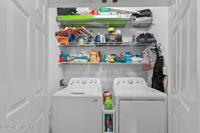 7801 Point Meadows Dr Unit 2302, Jacksonville, FL 32256 - clothes washing area with separate washer and dryer