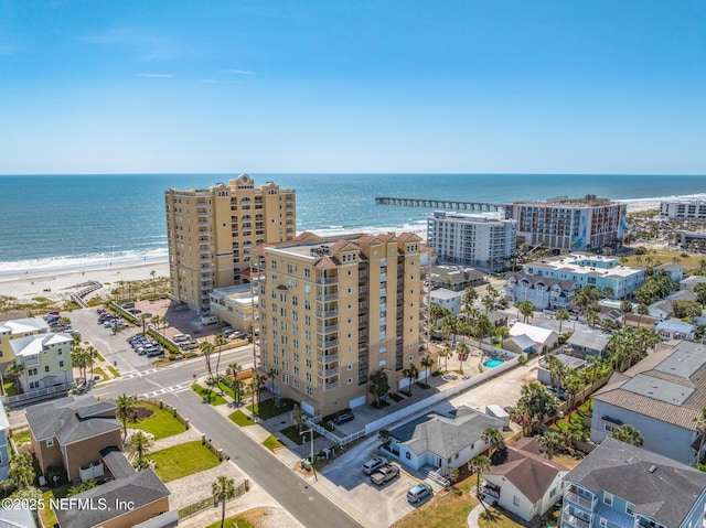 932 1st St N Unit 902, Jacksonville Beach, FL 32250 - drone / aerial view of waterfront with a beach