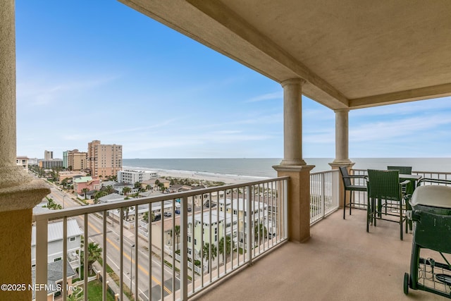 932 1st St N Unit 902, Jacksonville Beach, FL 32250 - balcony featuring a water view