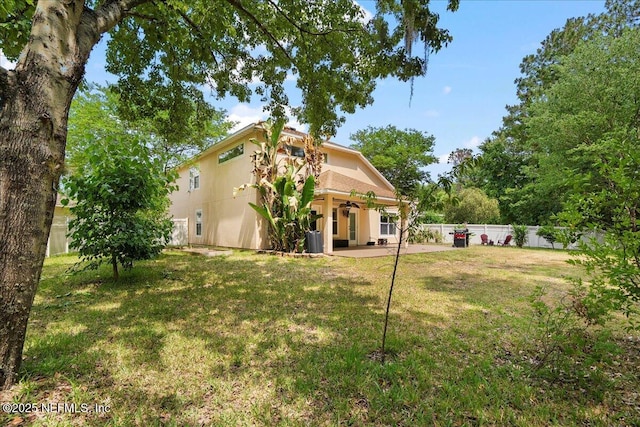 221 Thornloe Dr, Saint Johns, FL 32259 - rear view of property featuring a patio and ceiling fan